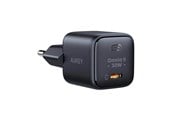 Mobil - Adaptere og ladere - Aukey PA-B1L 30W USB-C Single Port Wall Charger - Black - PA-B1L