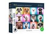 Puslespill - Trefl Puzzle - Unlimited Fit - Funny Dogs Faces (1000 pieces) Gulv - TFL10706