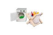 Dukker & Tilbehør - Goki Wooden Dollhouse Furniture Washroom Accessories - 51461