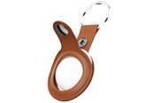 Mobil - Andre tilbehør - KeyBudz Leather Keyring for AirTag - Tan - AT_S1_TAN