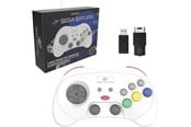 Spill - Tilbehør - Retro-Bit PRO - White - Wireless Controller - Sega Saturn - 7350002934937