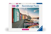 Puslespill - Ravensburger Boathouses In Smogen 500p - 12000847
