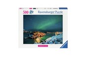 Puslespill - Ravensburger Northern Lights In Bergsfjord 500p - 12000845
