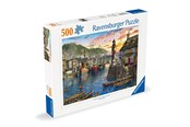 Puslespill - Ravensburger Sunrise At The Port 500p - 12000212