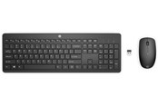 Tastatur - HP 235 Wireless - Tastatur & Mussett - Dansk - Svart - 1Y4D0UT#UUW