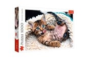Puslespill - Trefl Puzzle - Cheerful kitten (1000 pieces) Gulv - TFL10448