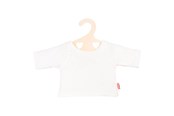 Dukker & Tilbehør - Heless Doll T-Shirt White on Clothes Hanger size 28-35 cm - 1956