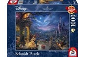 Puslespill - Schmidt Puzzle - Thomas Kinkade: Disney - The Beauty and the Beast Dancing in the Moonlight (1000 pieces) Gulv - SCH4848