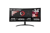 Skjerm - 34" LG UltraWide 34WR50QK-B - 3440x1440 (UWQHD) - 100Hz - VA - 34WR50QK-B