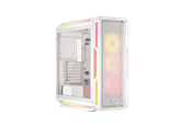 Kabinett - Corsair iCUE LINK 5000T LX RGB White - Kabinett - Miditower - Hvit - CC-9011299-WW