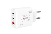 Mobil - Adaptere og ladere - SKross Power Charger EU 65W GaN - SKCH001065WPDEUCN