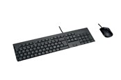 Tastatur - Kensington KM100 EQ sett med kablet tastatur og mus - Tastatur & Mussett - Nordisk - Svart - K75452PN