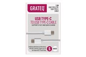 USB - Grateq - USB-C cable - 24 pin USB-C to 24 pin USB-C - 1 m - 85056QC