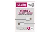 USB - Grateq - USB-C cable - 24 pin USB-C to 24 pin USB-C - 2.25 m - 85058QC