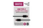 USB - Grateq - USB-C cable - 24 pin USB-C to 24 pin USB-C - 1 m - 85060QC