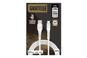 USB - Grateq PRO Lightning cable - Lightning / USB - 1.5 m - 86030GC