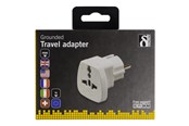 Diverse kabel - Deltaco Travel adapter UK/US/Italy/Switzerland - EU 250V - 95300