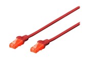 Nettverkskabel - DIGITUS Professional patch cable - 2 m - red - Rød - 2m - DK-1617-020/R