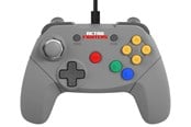Spill - Tilbehør - Retro Fighters Brawler64 Wired - Grey - Wired Controller - Nintendo 64 - 649906085713
