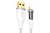 USB - Joyroom Star-Cloud Series A3 USB-A / Lightning Cable 2.4A 1.2m with Smart Switch - White - S-UL012A3 1.2m White