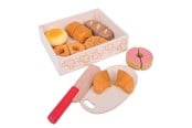 Rollelek - Bigjigs Wooden Box with Sliced ​​Bread 17pcs. - BJ487