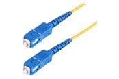 Nettverkskabel - StarTech.com 30m (98.4ft) SC to SC (UPC) OS2 Single Mode Simplex Fiber Optic Cable - patch cable - 30 m - yellow - Gul - 30m - SPSMSCSC-OS2-30M