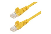 Nettverkskabel - StarTech.com 0.5m Yellow Cat5e / Cat 5 Snagless Ethernet Patch Cable 0.5 m - patch cable - 50 cm - yellow - Gul - 0.5m - 45PAT50CMYL