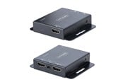 Repeater, forsterkere, bridges og transceivere - StarTech.com EXTEND-HDMI-4K40C6P1 4K HDMI Extender over CAT6/CAT5 Ethernet Cable 4K 30Hz or 1080p 60Hz - EXTEND-HDMI-4K40C6P1