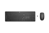 Tastatur - HP 235 - Tastatur & Mussett - Engelsk - Svart - 1Y4D0UT#ABB