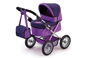 Dukker, Bamser & Utstyr - Bayer Design Doll's Pram Trendy - Purple - 13012AA
