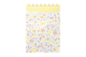 Blokker & Notisbøker - Oxford OXFORD Floral A7 notisblokk med mykt omslag og dobbeltspiral linjert 140 sider assorterte farger - 400186589
