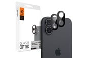 Mobil - Andre tilbehør - Spigen Glass tR Optik 2 Pack - black - iPhone 16/16 Plus - AGL07922