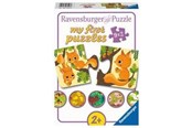 Puslespill - Ravensburger Animals and their Little Ones Puzzle 9x2pcs. - 31238