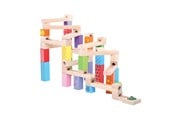 Byggesett - Bigjigs Wooden Marble Track 53pcs - BJ786