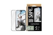 Mobil - Beskyttelsesglass - SAFE by PanzerGlass Screen Protection w. Black Frame iPhone 16 | 15 | Ultra-Wide Fit - SAFE95961