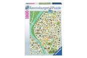Puslespill - Ravensburger Jigsaw Puzzle Map Of Seville 1000pcs. - 176076