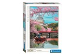 Puslespill - Clementoni Jigsaw Puzzle Himeji Castle in Spring 1000pcs. - 39819