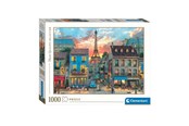 Puslespill - Clementoni Jigsaw Puzzle Streets of Paris 1000pcs - 39820
