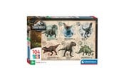 Puslespill - Clementoni Jigsaw Puzzle Super Color Jurassic World 104pcs. - 27179