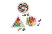 Puslespill - Goki Wooden Brainteaser Puzzle per piece Tre - 57359