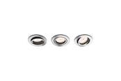 Lamper - Philips DONEGAL recessed downlight, round, 3-pack, chrome - 915005423831