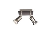 Lamper - Philips CARREA plate/spiral nickel 2x50W 230V - 915000868502