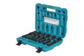 Verktøy - Makita E-16586 Impact Black impact Socket Set - 14 Pieces - E-16586