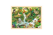 Puslespill - Goki Wooden Jigsaw Puzzle In the Jungle 96pcs. Tre - 57329