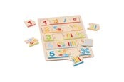 Puslespill - Goki Wooden Jigsaw Puzzle Learn to Count 20 pcs. Tre - 57344