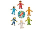 Puslespill - Goki Wooden Puzzle Game Professions 38 pcs. Tre - 56784