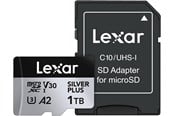 Minnekort - Lexar Professional Silver Plus MicroSD/SD - 205MB/s - 1TB - LMSSIPL001T-BNANG