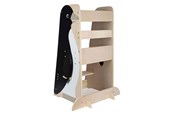 Kreative leker - Small Foot - Wooden Learning Tower Penguin Wild Life 92cm - 12455
