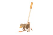 Babyleker - Small Foot - Wooden Push Figure Duck with Moving Head - 12493