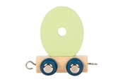 Barnerom - Small Foot - Wooden Letter Train Polar - O - 12585